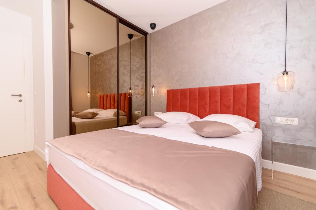 Posteľ alebo postele v izbe v ubytovaní Hygge Boutique Apartment