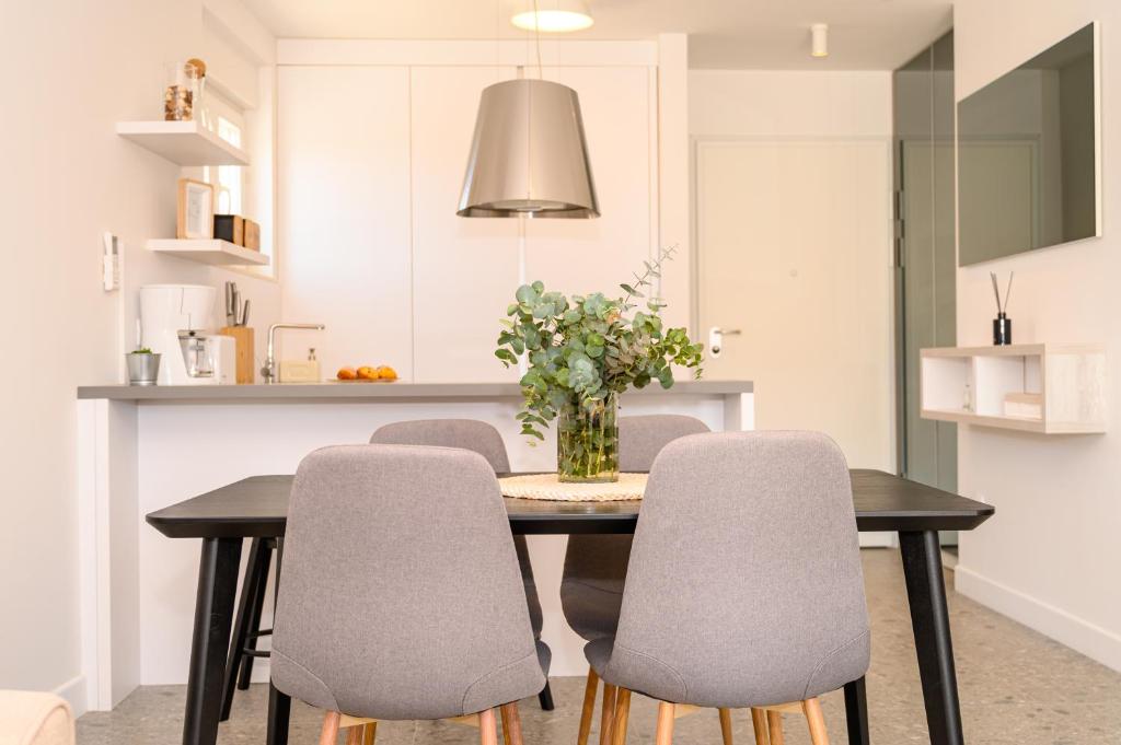Kuchyňa alebo kuchynka v ubytovaní Hygge Boutique Apartment