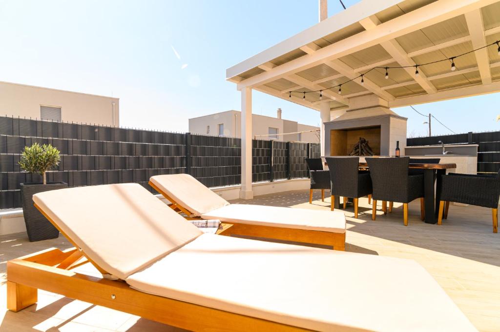 Balkón alebo terasa v ubytovaní Hygge Boutique Apartment