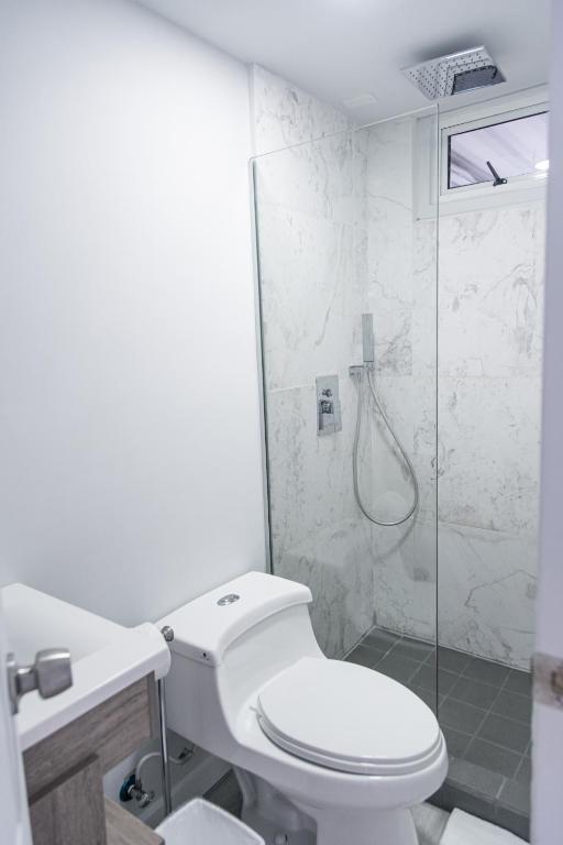 Koupelna v ubytování Nomada Republic Hotel Punta Chame
