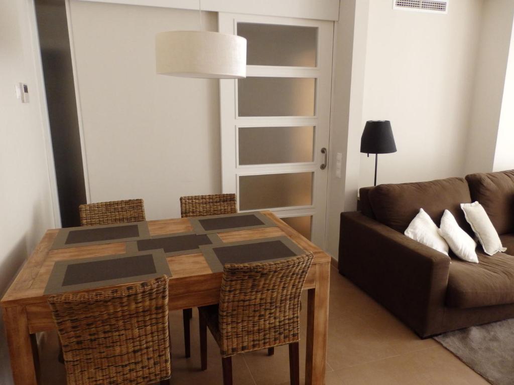 Posezení v ubytování Apartment in Pego near Montgó Nature Reserve