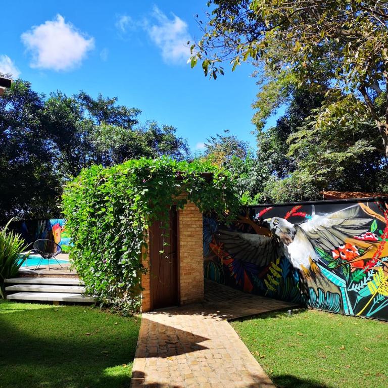 Zahrada ubytování Casa Antônia - Pousada Boutique