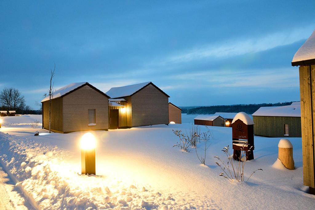 Bio-Seehotel Chalets v zimě