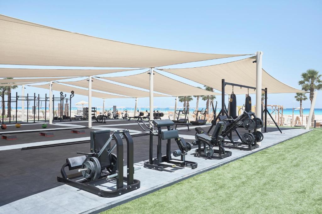 Fitness centrum a/nebo fitness zařízení v ubytování The G Hotel Seashell