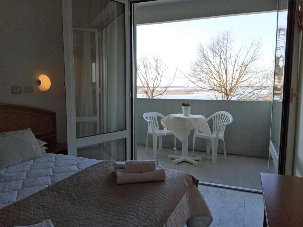 Balkón nebo terasa v ubytování Hotel Capri