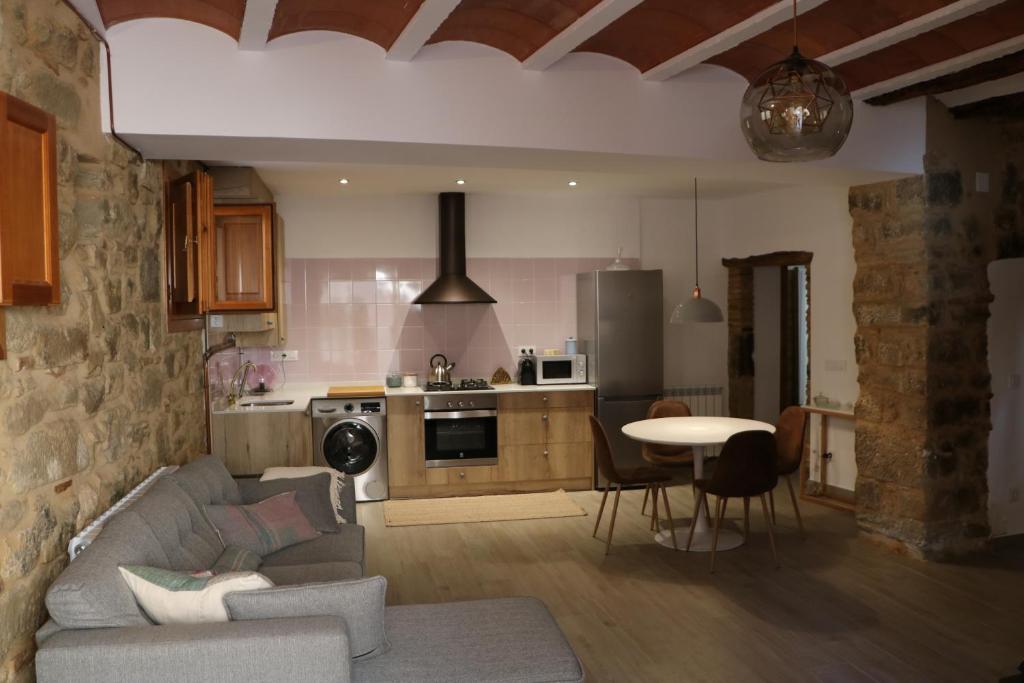 Kuchyň nebo kuchyňský kout v ubytování Apartamento Casa Mía