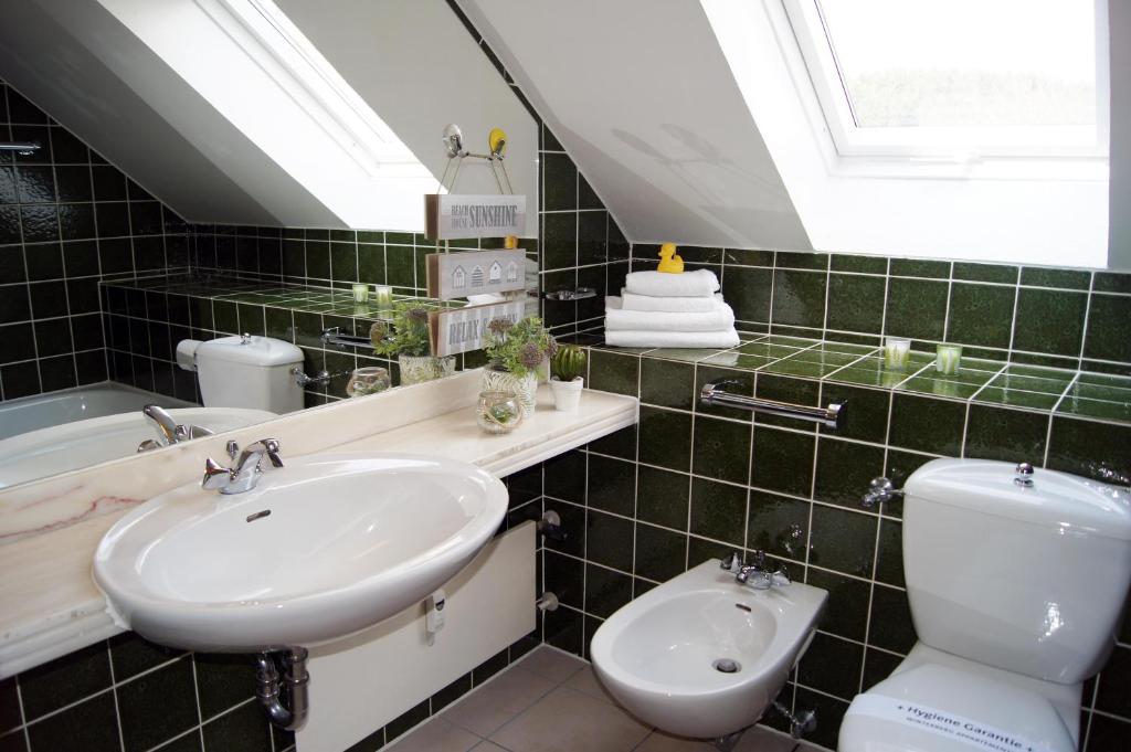 Et badeværelse på Winterberg Appartement 21098