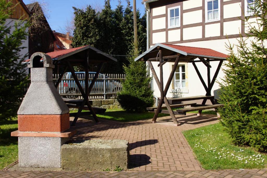 Zahrada ubytování Pension Prietzel