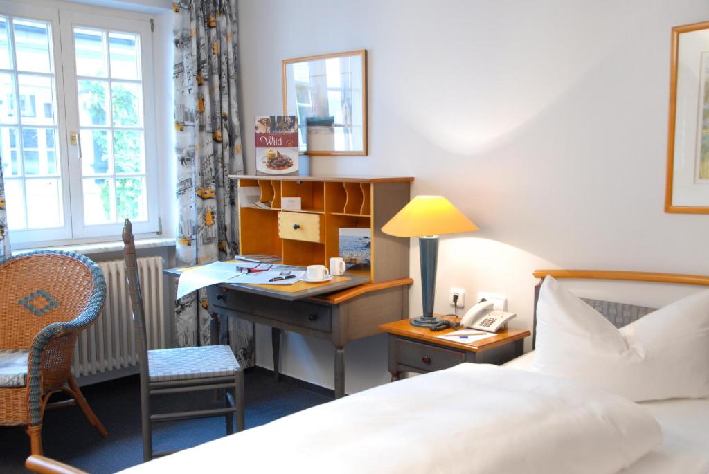 Postel nebo postele na pokoji v ubytování Boutique Hotel 3 Stuben