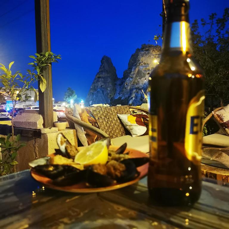Nápoje v ubytování Sakli Konak Cappadocia Hotel&Restaurant