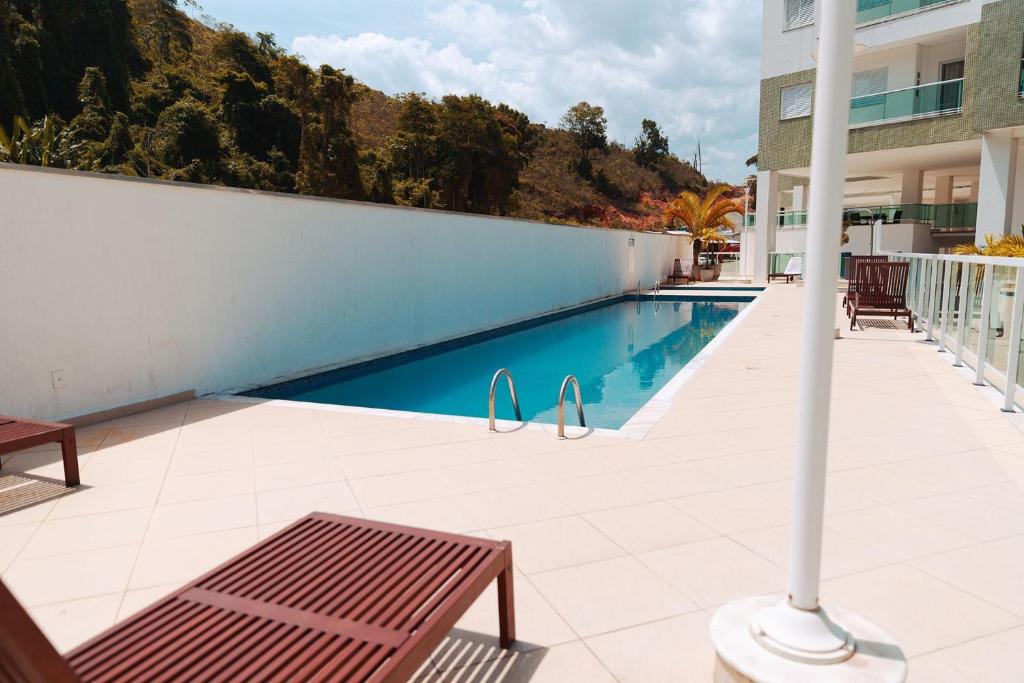  Apartamento novo com ar condicionado a 250 metros do mar!