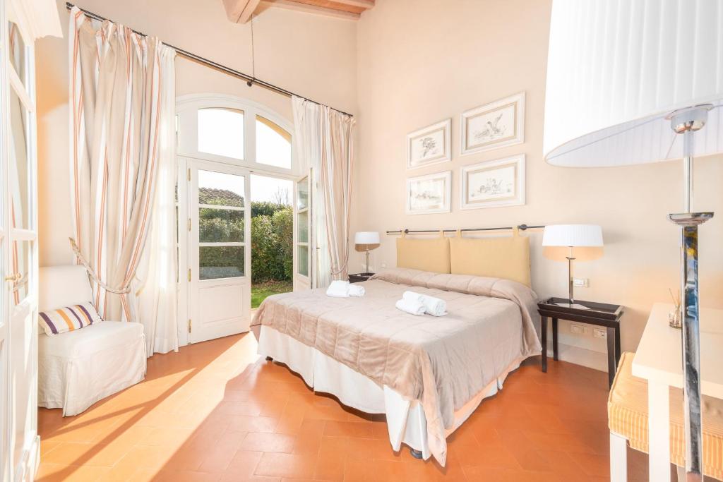 Posteľ alebo postele v izbe v ubytovaní B&B Borgo di Pratavecchie