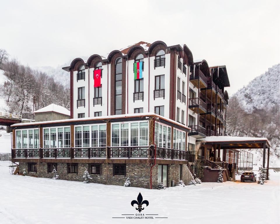 겨울의 Quba Vadi Chalet Hotel