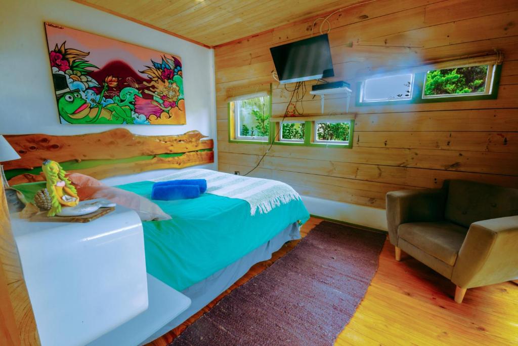 TV o dispositivi per l'intrattenimento presso Sirena Insolente Hostel & Suites