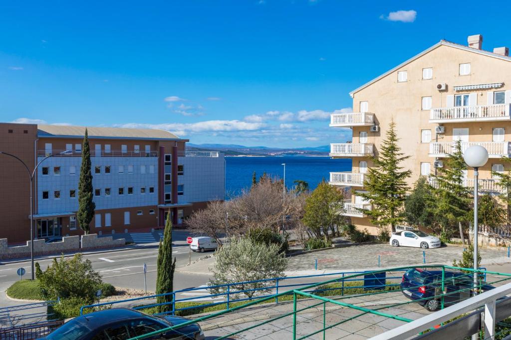 desde el balcón de un edificio en Apartments in Crikvenica 41207 en Crikvenica