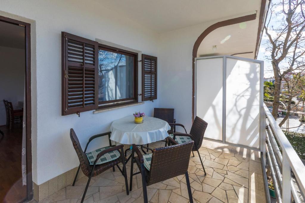 Balkón nebo terasa v ubytování Apartments in Crikvenica 41207