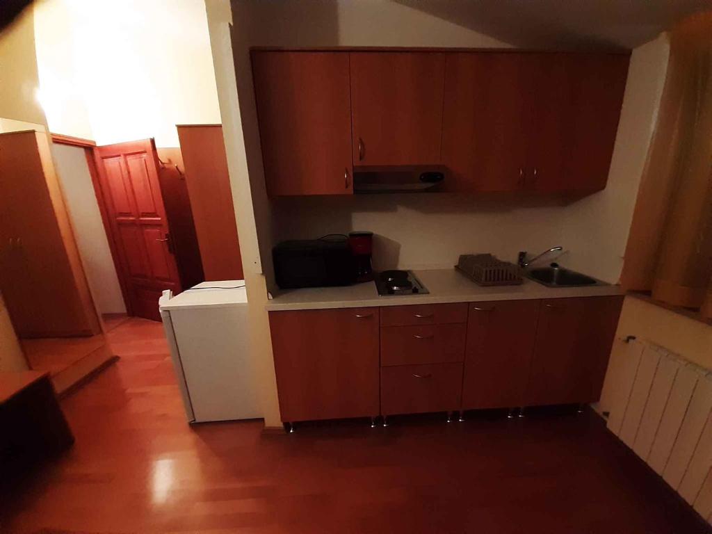 Kuchyňa alebo kuchynka v ubytovaní Studio in Funtana/Istrien 40430