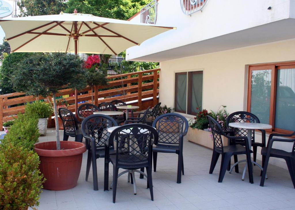 Patio nebo venkovní prostory v ubytování Grazia Hotel