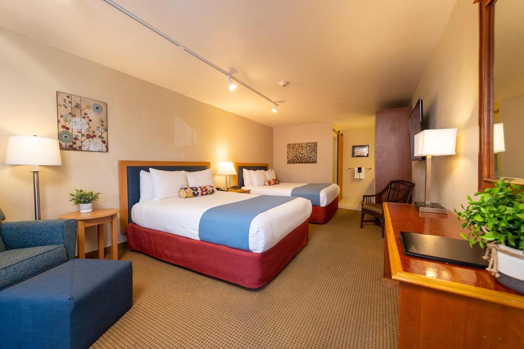 Cama o camas de una habitación en Obertal Inn