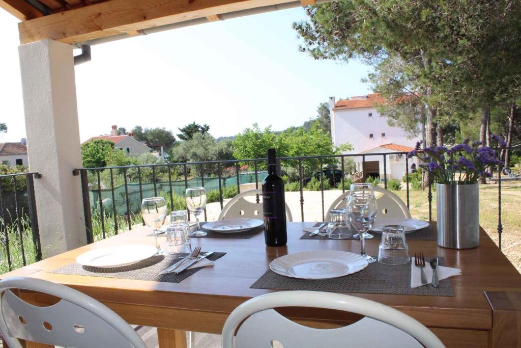 Balkón nebo terasa v ubytování Apartment Veli Rat/Insel Dugi Otok 37002
