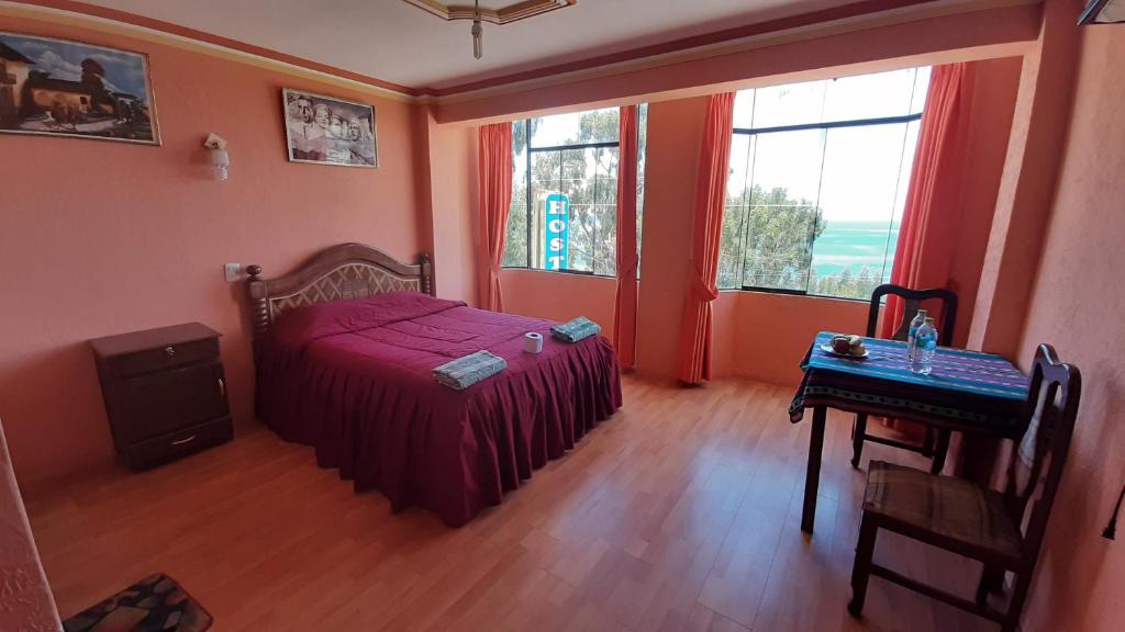 Hostal restauran flor de mi tierra - 带私人浴室的单人间