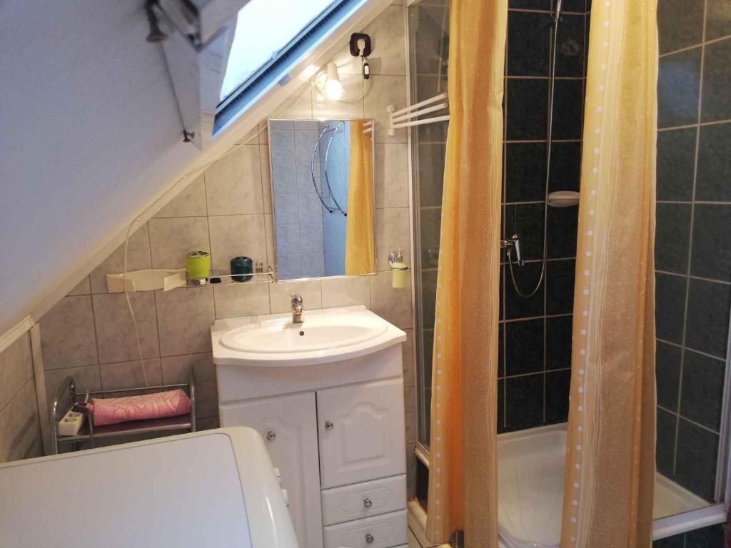 Kúpeľňa v ubytovaní Apartment in Zalakaros/Thermalbad 20662