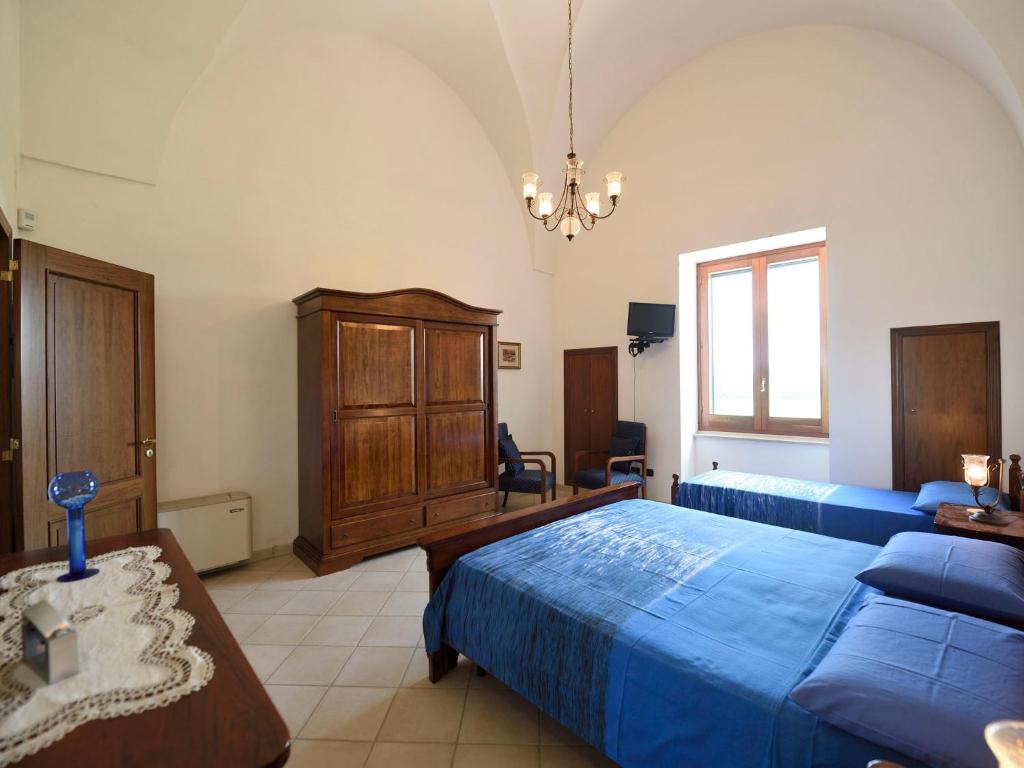 Postel nebo postele na pokoji v ubytování Agriturismo Antica Masseria i Cocci