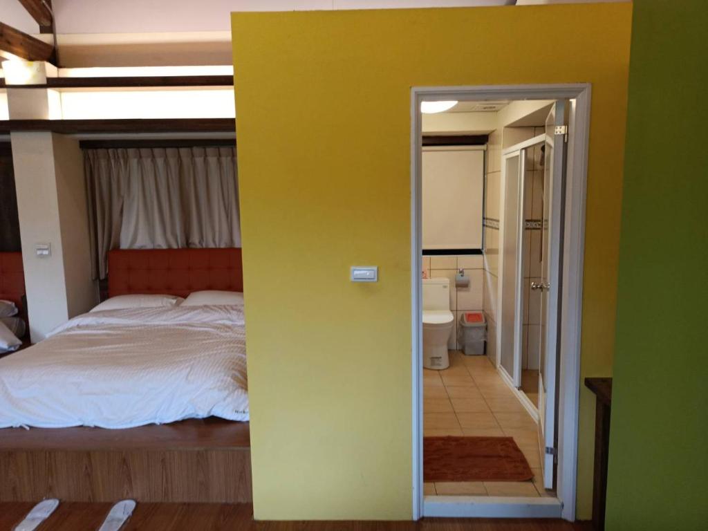 Postel nebo postele na pokoji v ubytování Pear Story House