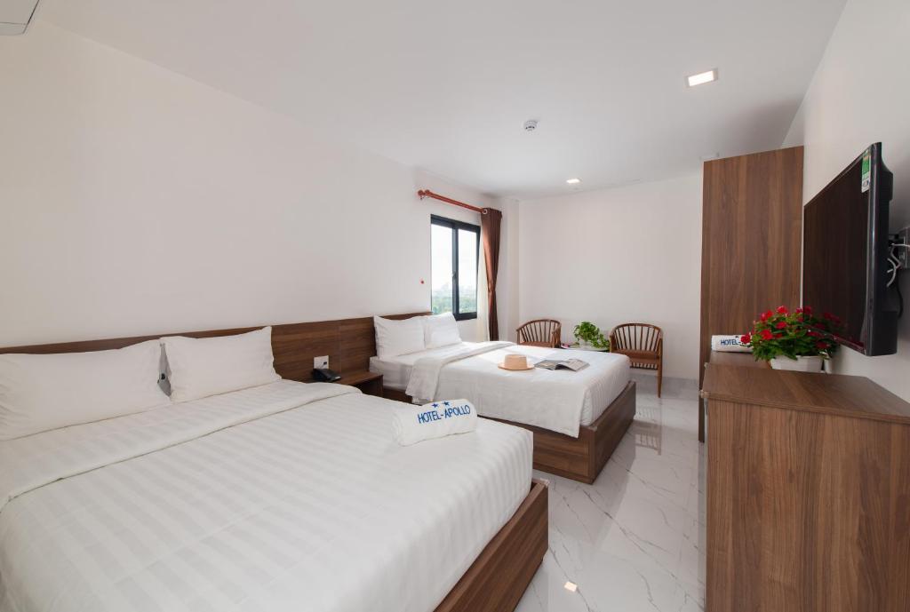 Postel nebo postele na pokoji v ubytování HoTel APOLLO VACATION
