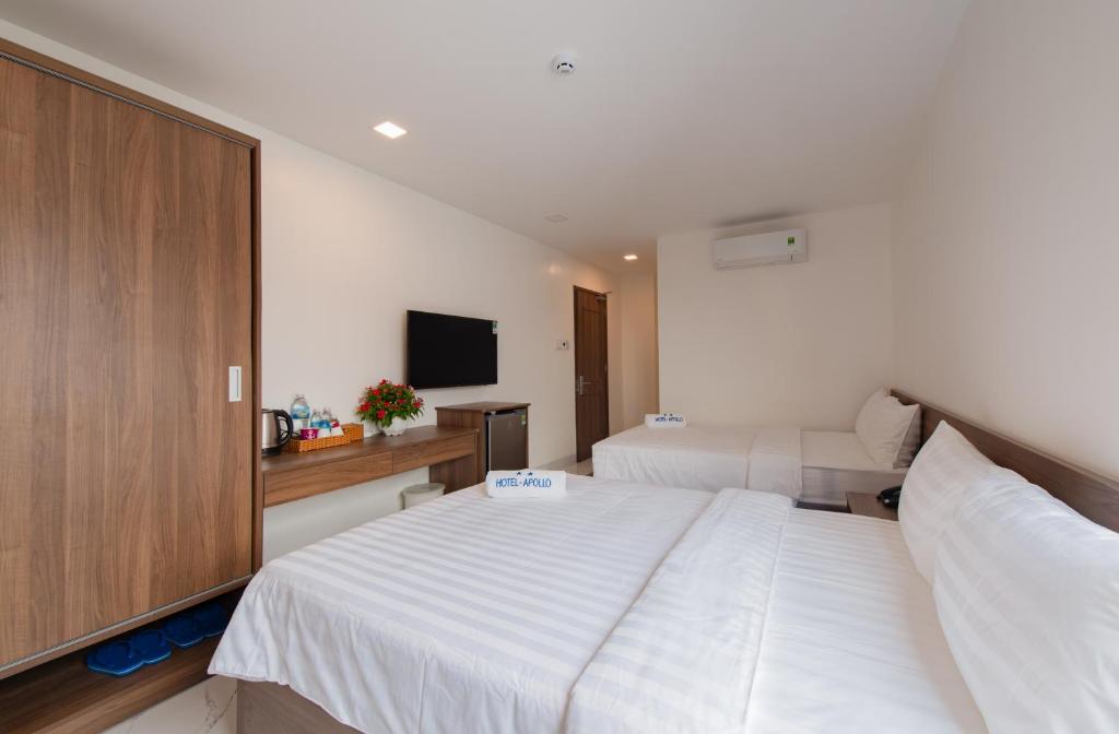 Postel nebo postele na pokoji v ubytování HoTel APOLLO VACATION
