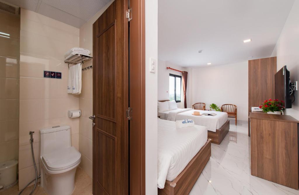 Postel nebo postele na pokoji v ubytování HoTel APOLLO VACATION