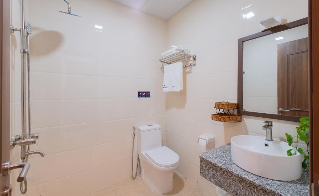 Koupelna v ubytování HoTel APOLLO VACATION