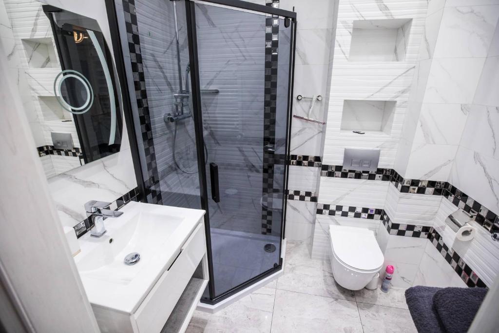 Kúpeľňa v ubytovaní Markiz Apartments