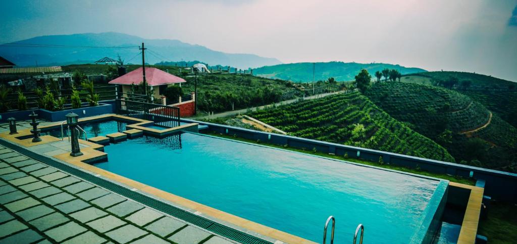 Bazén v ubytování Palette Hill View Resorts Vagamon nebo v jeho okolí