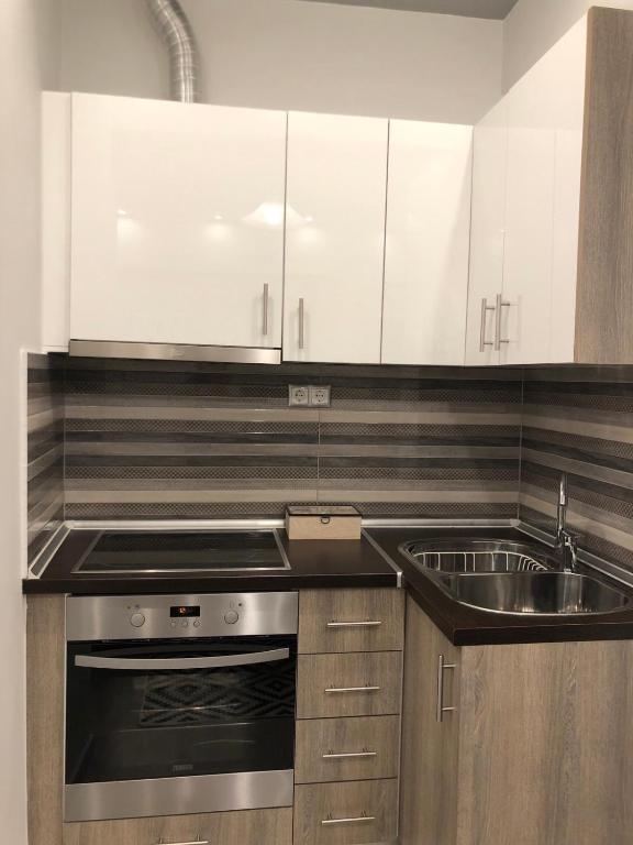 Kuchnia lub aneks kuchenny w obiekcie Xenia_Apartments A5
