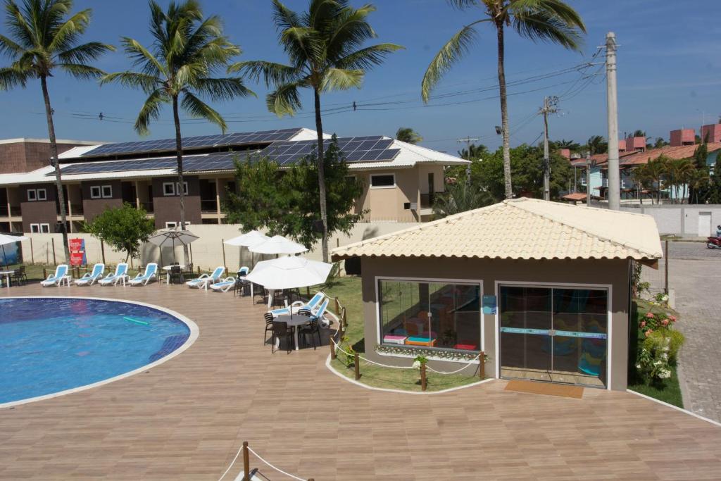 Bazén v ubytování Porto Mar Hotel nebo v jeho okolí