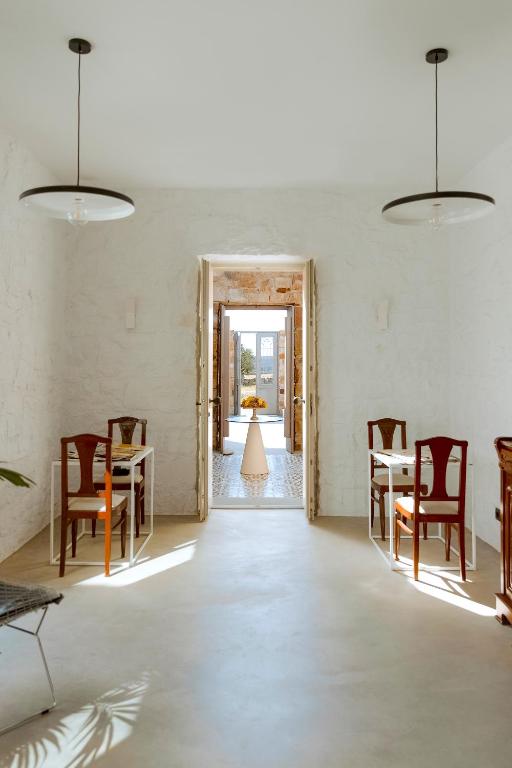 Posezení v ubytování Ayiopetra Exclusive Getaways