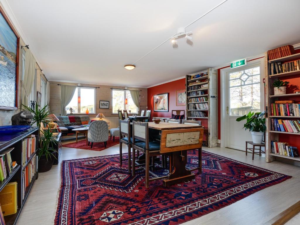 Knihovna v bed and breakfast