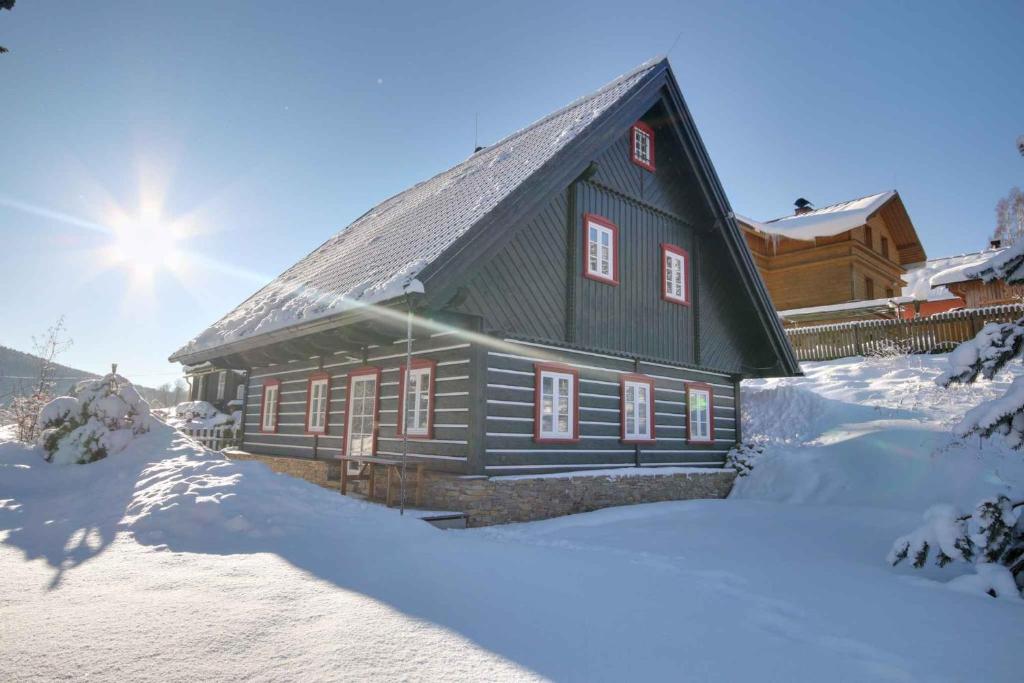 Holiday home in Horni Marsov 30398 v zimě