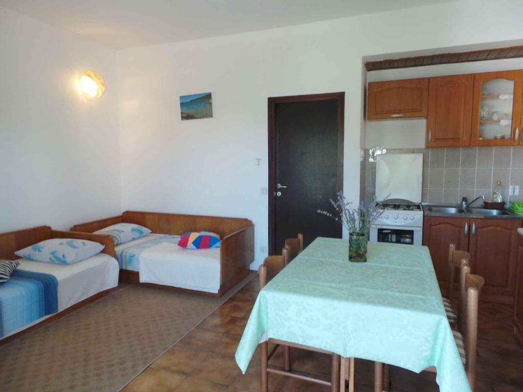 Kuchyňa alebo kuchynka v ubytovaní Apartments in Sabunike/Zadar Riviera 7766