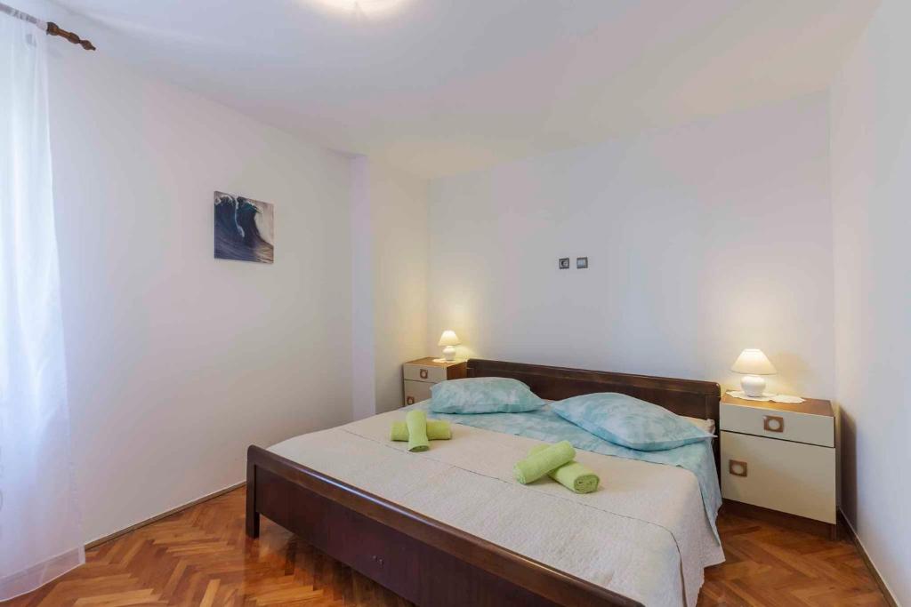 Posteľ alebo postele v izbe v ubytovaní Holiday home in Liznjan/Istrien 35258