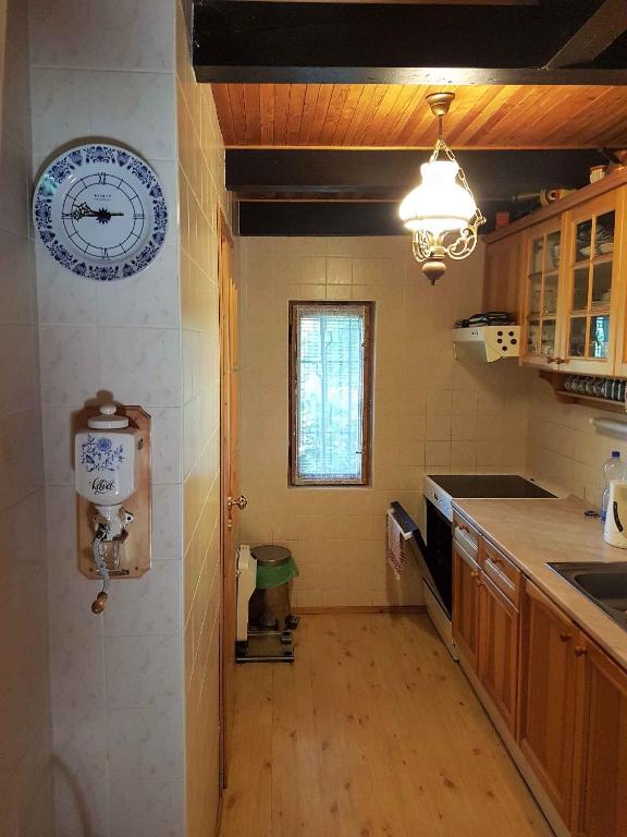 Kuchyň nebo kuchyňský kout v ubytování Holiday home in Hluboka nad Vltavou 35283