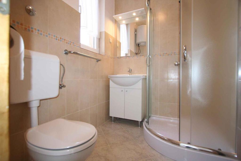 Koupelna v ubytování Apartments in Silo/Insel Krk 13454