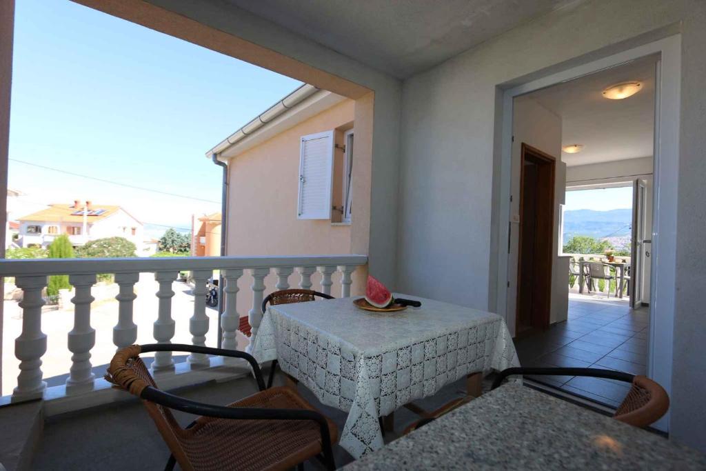 Balkón nebo terasa v ubytování Apartments in Silo/Insel Krk 13454