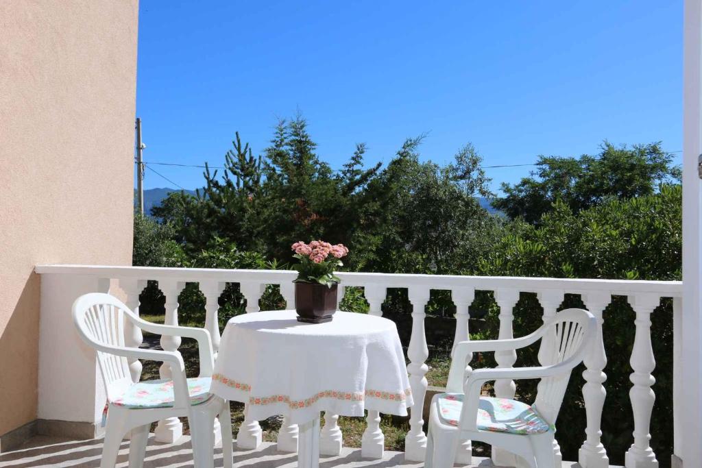 Balkón nebo terasa v ubytování Apartments in Silo/Insel Krk 13454