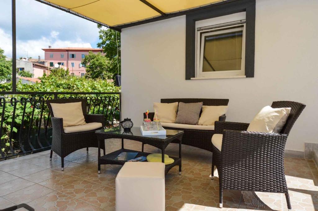 Posezení v ubytování Holiday home Medulin 21