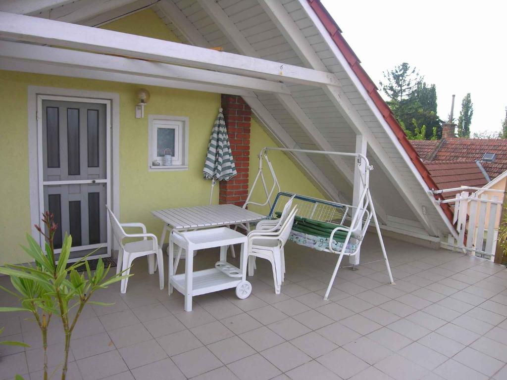 Balkón alebo terasa v ubytovaní Apartment in Balatonlelle/Balaton 19144