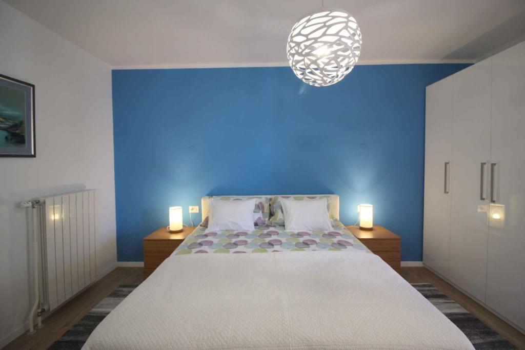 Postel nebo postele na pokoji v ubytování Apartment in Porec/Istrien 10446