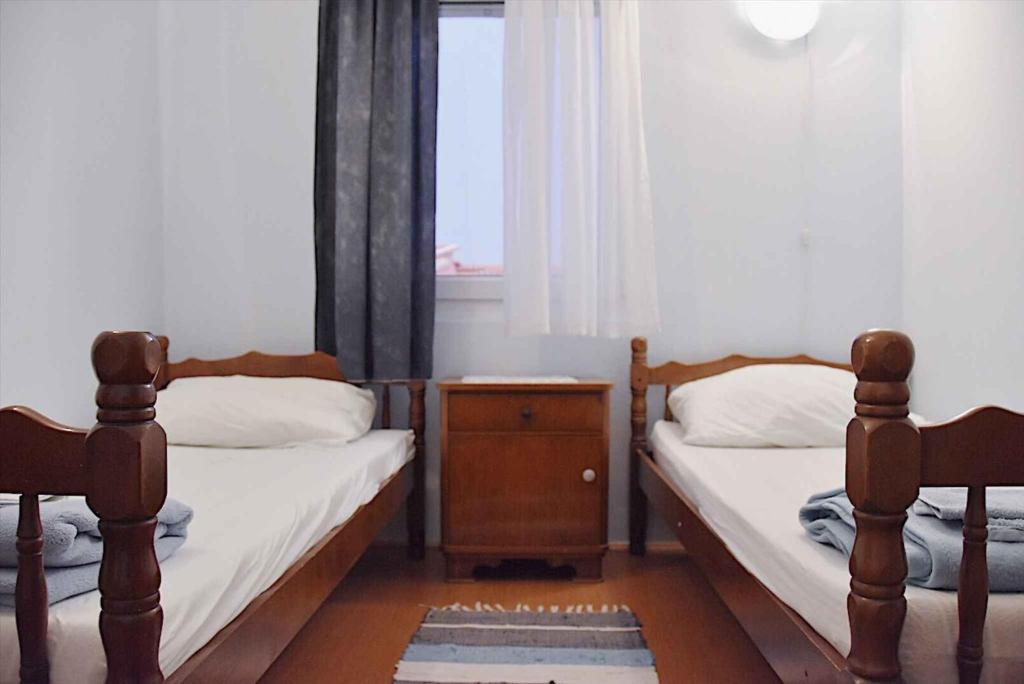 Postel nebo postele na pokoji v ubytování Holiday home in Vir/Insel Vir 7481