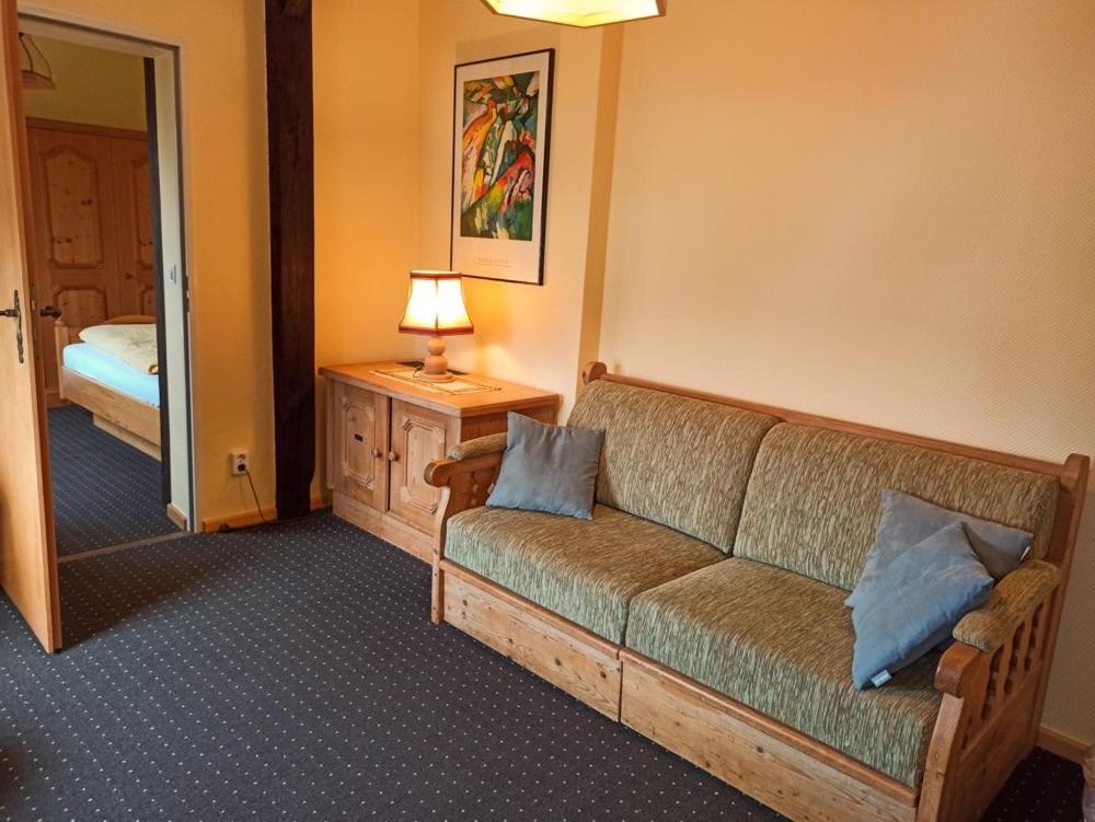 Posezení v ubytování Landhotel Waldschänke